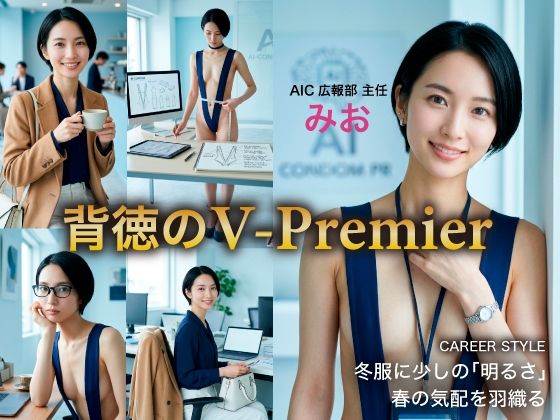 ［AI写真集］ AIC-Photo 背徳のV Premier 02:みお（澪）「月曜の広報」完全解禁版