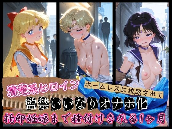 清楚系ヒロインがホームレスに拉致されて監禁いいなりオナホ化 セ〇ラームーン02