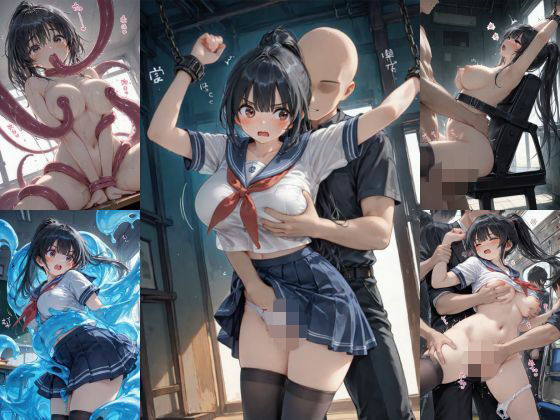 JK触手・スライム・拘束・痴● CG集22